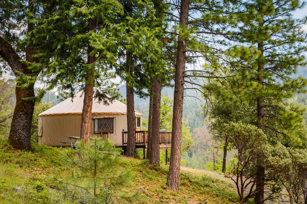 Yosemite Lakes Hillside Yurt 1 Harden Flat Exterior foto